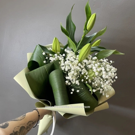 Lily bouquet "Lightness of Feelings"